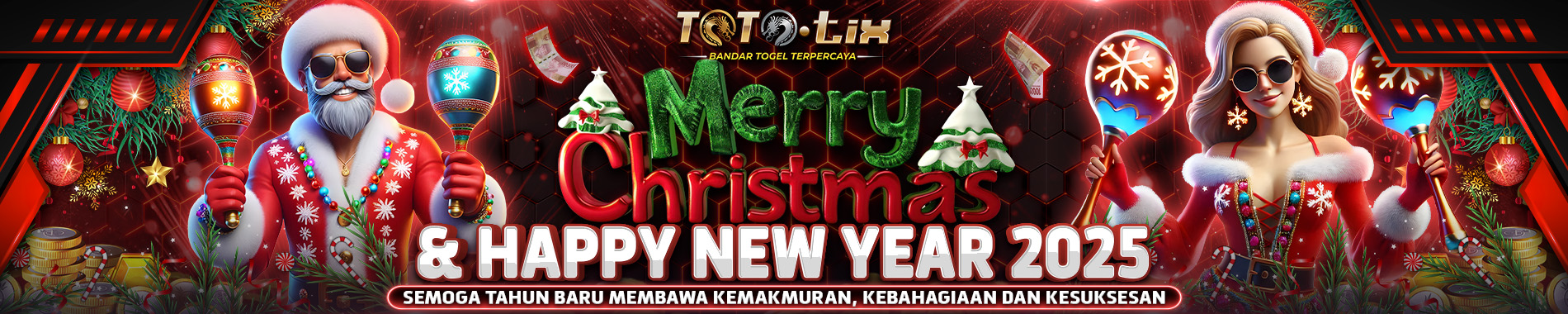 MERRY CHRISTMAS & HAPPY NEW YEAR 2025 TOTOTIX